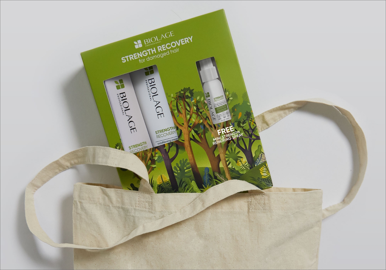Biolage Strength Recovery Limited-Edition Earth Day Trio Gift Set